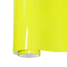 광택 옐 자동차 비닐 랩 필름 기포 자가 접착식 외장 장식, 1개, 9. 1mx3m