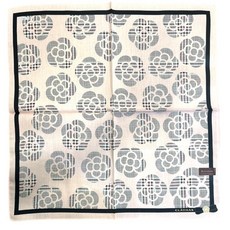 小老闆萬國商舖 日本製 透氣輕薄吸汗手帕-粉底山茶花 純棉柔軟舒適, 1個