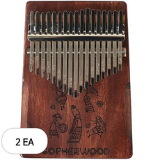 고퍼우드 키 이탈방지 플레이트 칼림바 GK-17PM, 2개