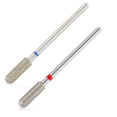 네일드릴비트 셀프 각질 케어 쿤자오 2개 세트 다이아몬드 네일 드릴 비트 프렌치 매니큐어 에머리 도구 머신 액세서리 아트 디자인 제거 01, 05 set