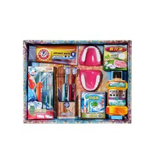 【RURU】紙紮假牙清潔套組 附封條 假牙組 假牙盥洗組 紙紮 往生用品 紙紮瓷牙 清明祭祀 現貨, 1個