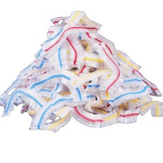 一次性彩色保鮮膜套 (食品級PE材質) 防塵碗罩/浴帽二用, 100個, 保鮮膜套-1入【請下100倍數】