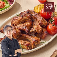 오뗄 급식의대가 바베큐 폭립, 2개, 500g