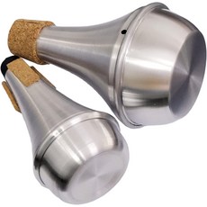 연습 소음기 황동 트럼펫 음소거 알루미늄 코크 악기 부품 2Pcs 음속, Silencer