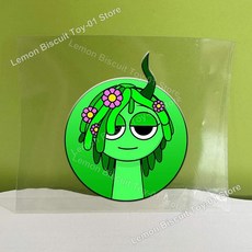 스프렁키스 전사 스티커 만화 비닐 크리스탈 라벨 양각 데칼 자가 접착 방수 컵 병 선물용, 1개, 1. JZHZ 9