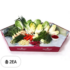 퀸센스 다용도 김장매트 육각, 2개