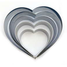 하트 무스틀 미니 스테인리스 케이크 무스링 디저트 베이킹 떡틀 도구