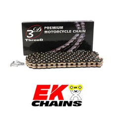 EK 520 525 3D 120L 黃金黑金 油封鏈條 W!ZH 欣炫, 1個, EK-3D 520 Z 120L 黃金