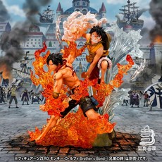 艾斯 魯夫 合售 兄弟之絆 海賊王 公仔 Brother's Bond 正版 Figuarts Zero 超激戰 火拳, 1個