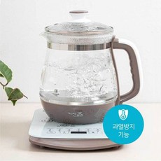 키친로즈 유리 전기 티포트+계란홀더 1.7L, KR-1800T