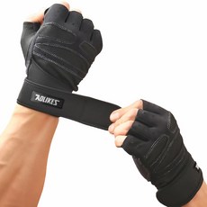 AOLIKES 헬스 장갑 양손 1세트 MG-1099, 그레이, 1개