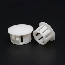 나일론 플라스틱 원형 버클 타입 홀 플러그 클로저 커버, 02 White_01 CHINA_01 10pcs, 18 M35, 02 White