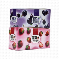 과일 모양 미니젤리 2종세트 (곽), 15g, 2세트