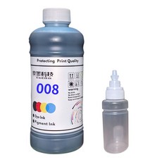 優墨 適用EPSON 008 商業用500ml 相容防水型 贈空瓶 L系列印表機 L15160 L6490 M2170, 青 C(需統編請備註),664型
