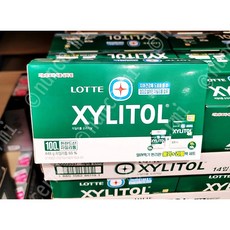 롯데 자일리톨 껌 448그램 ( 348g + 용기 100g) LOTTE XYLITOL GUM 자일리톨 오리지날, 1개