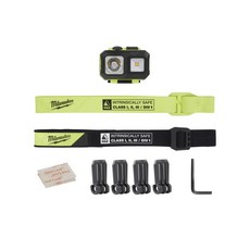 美沃奇 米沃奇 工作防爆頭燈ISHL-LED AAA電池用 310流明 防水頭燈 安全帽燈 工作燈, 1個