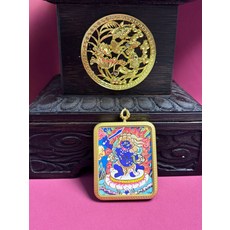 唐卡 半手繪描金 黑財神系列, 如圖所示, 1個