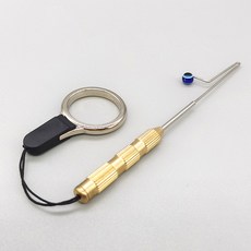 【釣魚名人】江笠小釣小物釣上餌器脫鉤器一體釣鰟鮍麥穗白條蝦虎魚小物釣工具配件, 新款手持脫鉤器, 1個