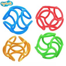 오고볼리 실리콘 치발기 (색상 임의배송), 1개