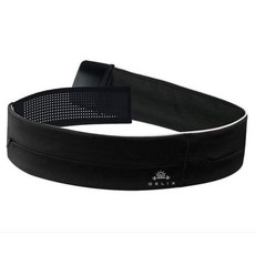 DELIX 조절 가능한 3 포켓 경량 러닝 벨트 지퍼 포함 여성 및 남성용 61cm(24인치)에서 96.5cm(38인치) 허리 휴대폰 돈용 | 도난 방지 여행용 허리 가방