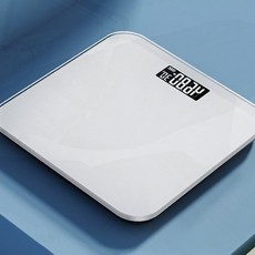 플렉스-T USB 충전식 가정용 체중계 LCD 디지털 원룸 자취방, 1개, 화이트, 화이트