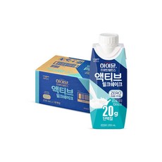 하이뮨 프로틴 밸런스 액티브 밀크쉐이크 ZERO, 250ml, 18개