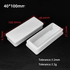 흰색 PP 플라스틱 테이블 의자 발 커버 15x15 100x100mm 사각형 파이프 플러그 보호 가구 Thickenes Leg Pa, 03 50Pcs, 23 40x100mm