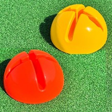 십자돔 1개 림보게임 받침 허들 훈련 야유회 단체게임 운동 체육 활동, 옐로우 1개