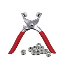 옷 수선 필수 똑딱이 펀칭기 단추 100개세트