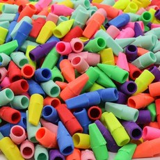 Lyzskco 500피스 연필 탑 지우개 끌 모양 지우개 캡 연필 지우개 교사 교실 홈 스쿨 사무실용, Lyzskco 500피스 연필 탑 지우개 끌 모양 캡