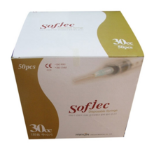 화진 Sofjec 멸균 주사기 30cc 18gx38mm 일회용 의료용 강아지 고양이 피하수액 실린지 반려동물, 50개, 30cc (18G x 38mm)