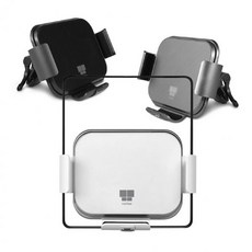 갤럭시 폴드7 펼쳐서 바로 거치하는 차량용 무선충전기 고속충전거치대 엔브이백이십사, 상세페이지 참조, 블랙_NV124-FFZ2Q