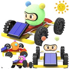 태양광 카트레이서 만들기 신재생에너지 전기 변환 원리학습 기어 동력전달 실험 미니카 카트