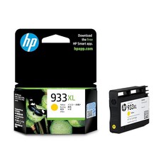 HP 933XL 정품 잉크 카트리지 옐로우 (증량) CN054AA