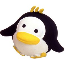 페티오 펭귄 라텍스 강아지 장난감 삑삑이 초소형견용, 1개