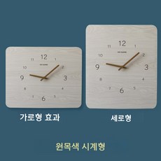두꺼비집커버 시계 액자형 두꺼비집 덮개 깔끔한 분전반, 왼쪽 열림문 [1.6cm], 내추럴 우드 컬러 [풀 넘버 스타일]