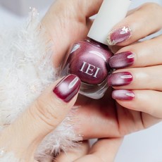 IEI 水性可剝貓眼指甲油 - 彩光酒紅熠粉WE13 (台灣製造 兒童/成人/全齡層適用), 1個