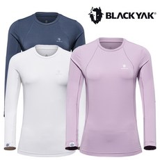 [블랙야크]24년SS 여성용 간절기 라운드넥 긴팔 M링트렌라운드티2 1BYTSS4504