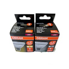 OSRAM LED MR16 12V 玻璃杯 反射型 杯燈投射燈 需搭配驅動器, 1個, 4.5W自然光4000k