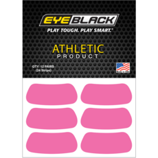 EYEBLACK Pink 컬러 아이블랙 12 pair (24개) 아이패치 스티커, 핑크