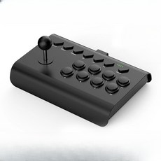 무선 아케이드 조이스틱 대형 컨트롤러 스마트폰 PC 콘솔 게임 호환, 검은색