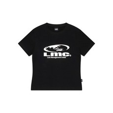 [엘엠씨] LMC WM OVAL GLOBE CROPPED TEE black