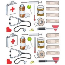 [ 939986 ] 2장 세트 - 닥터 밴드 에이드 아우치 스티커, [ 939986 ] 2장 세트 - 닥터 밴드 에이드 아