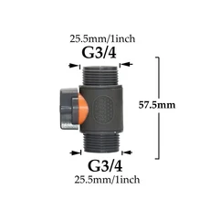 1/2 "3/4" 1 "탭 호스 퀵 커넥터 밸브 니플 OD16mm 20mm 32MM 가든 워터 스톱 피팅 급수 총 어댑터, 13 O
