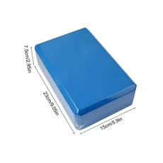 요가 블록 및 요가 스트랩 세트 EVA 폼 소프트 미끄럼 방지 요가 블록 유니버설 필라테스 스트레칭 및 토닝 운동, Blue, 1개, 파란색