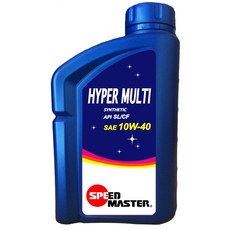 SPEED MASTER HYPER MULTI 10W-40 全合成引擎機油，有效清潔引擎，提升燃油效率, 1箱, 1L