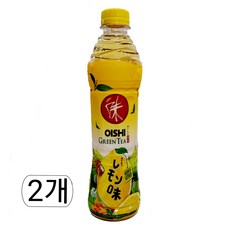 태국 오이시 허니레몬 그린티 OISHI GREEN TEA LEMON, 2개, 400ml