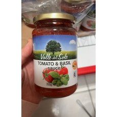 Valle del Sole 番茄羅勒醬 350g, 1個