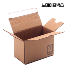 박스다사 노테이프 친환경택배 소형고급포장박스, 25개, 브라운