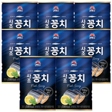 사조 꽁치 / 통조림, 8개, 300g